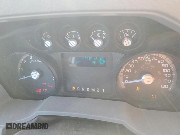 2015 Ford Super Duty F-250 SRW Lariat with VIN 1FT7W2B65FEA36577, listed as a Copart auction lot 53229145 with 110,595 mi miles and Salvage Title. Bid and sale history available at carsss.com. Image 9.