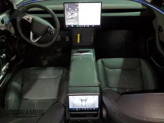 2025 Tesla Model 3 Long Range with VIN 5YJ3E1EA1SF925543, listed as a Copart auction lot 43796445 with 260 mi miles and Salvage Title. Bid and sale history available at DreamBid. Image 8.