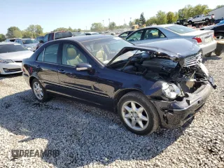 2001 Mercedes-Benz C 320 with VIN WDBRF64J01F046999, listed as a Copart auction lot 74227524 with 111,921 mi miles and Salvage Title. Bid and sale history available at DreamBid. Image 4.