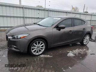 2017 Mazda 3 Touring with VIN 3MZBN1L70HM117494, listed as a Copart auction lot 53679635 with 127,751 mi miles and Salvage Title. Bid and sale history available at DreamBid. Image 1.