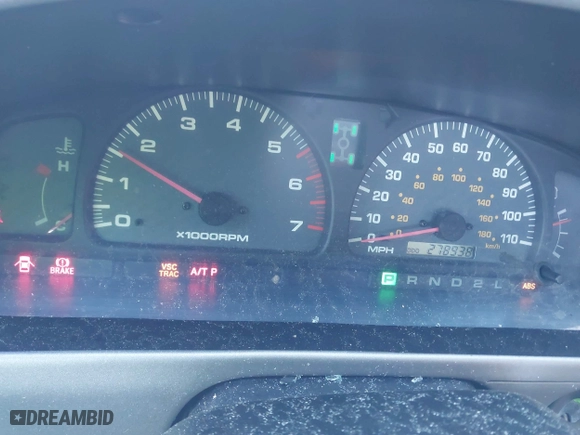 2001 Toyota 4Runner SR5 with VIN JT3HN86R210348400, listed as a IAAI auction lot 41252523 with 278,938 mi miles. Bid and sale history available at carsss.com. Image 16.