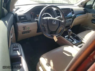 2017 Honda Ridgeline RTL-E with VIN 5FPYK3F71HB034018, listed as a Copart auction lot 51738165 with 125,242 mi miles and Salvage Title. Bid and sale history available at carsss.com. Image 8.