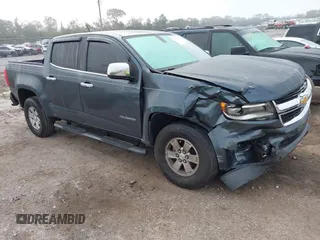 2019 Chevrolet Colorado 2WD Work Truck with VIN 1GCGSBEA2K1189527, listed as a IAAI auction lot 41510205 with 76,613 mi miles. Bid and sale history available at carsss.com. Image 1.