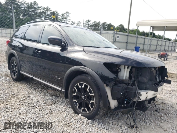2019 Nissan Pathfinder SL with VIN 5N1DR2MN9KC654050, listed as a Copart auction lot 57473925 with 51,904 mi miles and Salvage title. Bid and sale history available at DreamBid. Image 4.