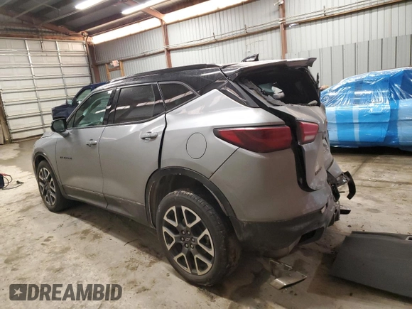2024 Chevrolet Blazer RS z VIN 3GNKBKRS7RS160053, wystawiony jako Copart lot #43131605 z przebiegiem 18 443 mil mil oraz Szkoda całkowita • Salvage title. Historia ofert i sprzedaży dostępna na DreamBid. Obrazek 2.