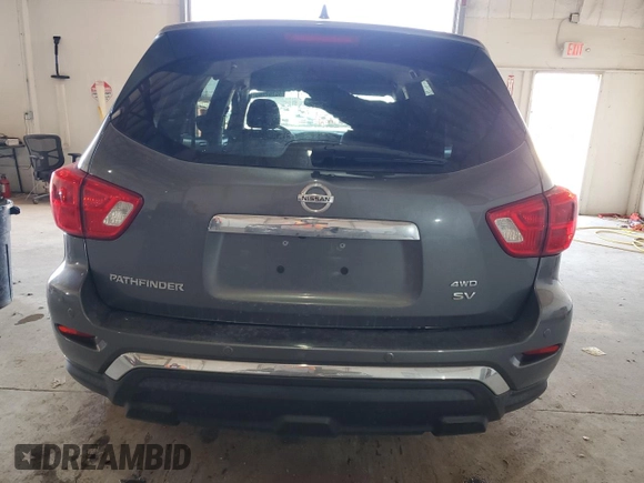 2019 Nissan Pathfinder SV with VIN 5N1DR2MM4KC587882, listed as a Copart auction lot 45762985 with 66,909 mi miles and Salvage Title. Bid and sale history available at carsss.com. Image 6.