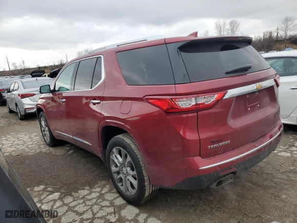 2018 Chevrolet Traverse Premier with VIN 1GNERKKW8JJ263087, listed as a Copart auction lot 87132624 with 127,199 mi miles and Salvage Title. Bid and sale history available at carsss.com. Image 2.
