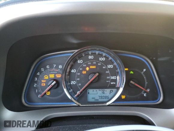 2013 Toyota RAV4 Limited with VIN 2T3DFREV4DW076136, listed as a Copart auction lot 86058974 with 79,086 mi miles and Non Repairable. Bid and sale history available at carsss.com. Image 9.