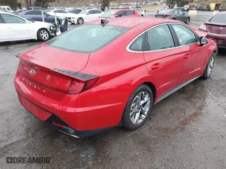 2021 Hyundai Sonata SEL with VIN 5NPEL4JA0MH082414, listed as a IAAI auction lot 41578143 with 6,533 mi miles. Bid and sale history available at carsss.com. Image 4.