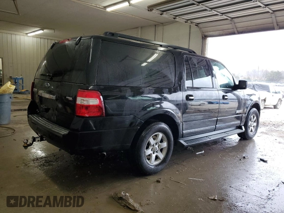 2008 Ford Expedition Max SSV with VIN 1FMFK15548LA18585, listed as a Copart auction lot 43823955 with 172,056 mi miles and Salvage title. Bid and sale history available at DreamBid. Image 3.