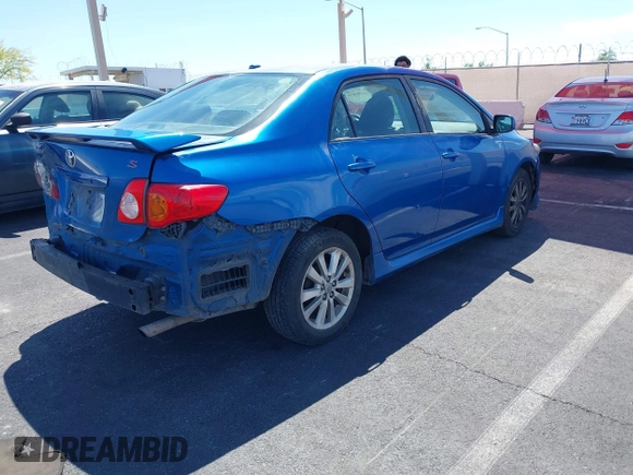 2010 Toyota Corolla with VIN 1NXBU4EE4AZ304799, listed as a IAAI auction lot 42099616 with 281,243 mi miles. Bid and sale history available at carsss.com. Image 4.