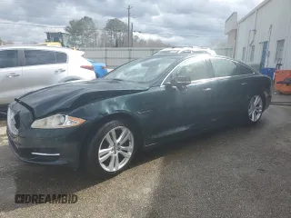 2011 Jaguar XJ with VIN SAJWA2GB2BLV01811, listed as a Copart auction lot 78380094 with 129,243 mi miles and Salvage Title. Bid and sale history available at carsss.com. Image 1.