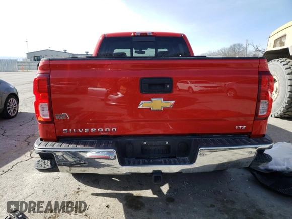 2016 Chevrolet Silverado 1500 LTZ with VIN 3GCUKSEJXGG143939, listed as a Copart auction lot 44329655 with 121,940 mi miles and Salvage Title. Bid and sale history available at DreamBid. Image 6.