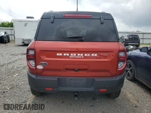 2022 Ford Bronco Sport Outer Banks with VIN 3FMCR9C6XNRD94682, listed as a Copart auction lot 59913785 with 25,201 mi miles and Salvage title. Bid and sale history available at DreamBid. Image 6.