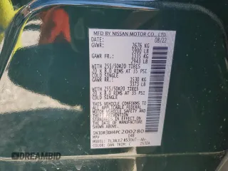 2023 Nissan Pathfinder Platinum z VIN 5N1DR3DH4PC200280, wystawiony jako Copart lot #48794295 z przebiegiem 44 240 mil mil oraz Szkoda całkowita • Salvage title. Historia ofert i sprzedaży dostępna na DreamBid. Obrazek 13.