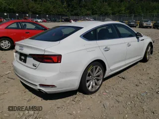 2018 Audi A5 Sportback Premium Plus with VIN WAUBNCF57JA026635, listed as a Copart auction lot 65127943 with 61,829 mi miles. Bid and sale history available at carsss.com. Image 3.