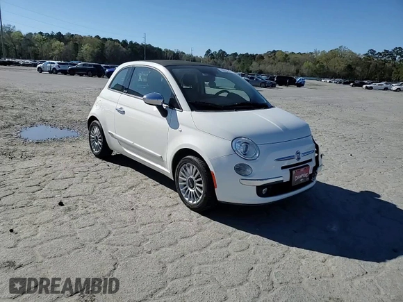 2012 FIAT 500 Lounge with VIN 3C3CFFER3CT339837, listed as a Copart auction lot 50034515 with 40,552 mi miles and Salvage title. Bid and sale history available at DreamBid. Image 13.