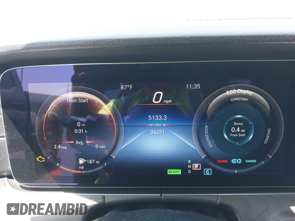 2022 Mercedes-Benz E 450 with VIN W1K1J5JB9NF173816, listed as a IAAI auction lot 42394337 with 34,251 mi miles and . Bid and sale history available at DreamBid. Image 7.