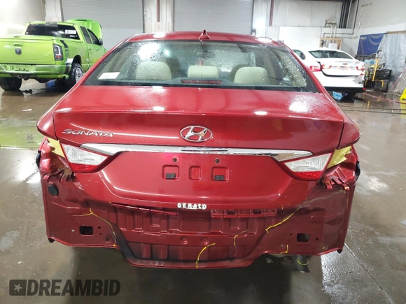 2012 Hyundai Sonata GLS with VIN 5NPEB4AC9CH477307, listed as a Copart auction lot 52015435 with 101,023 mi miles and Salvage Title. Bid and sale history available at DreamBid. Image 6.