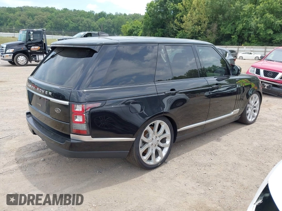 2017 Land Rover Range Rover HSE with VIN SALGS2FV0HA325883, listed as a IAAI auction lot 42644421 with 53,857 mi miles and . Bid and sale history available at DreamBid. Image 4.