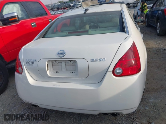 2005 Nissan Maxima SE with VIN 1N4BA41E55C806063, listed as a IAAI auction lot 41888711 with 104,040 mi miles and . Bid and sale history available at DreamBid. Image 17.