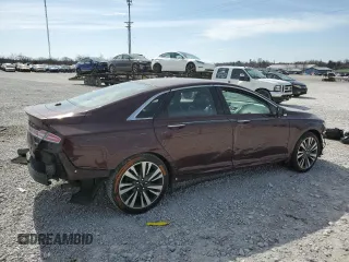 2017 Lincoln MKZ Hybrid Reserve with VIN 3LN6L5MU4HR636584, listed as a Copart auction lot 47439115 with 93,132 mi miles and Salvage Title. Bid and sale history available at carsss.com. Image 3.