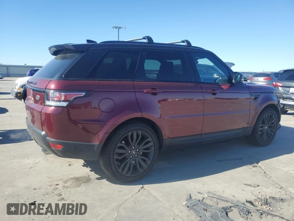 2017 Land Rover Range Rover Sport with VIN SALWR2FE2HA143609, listed as a Copart auction lot 87366894 with 80,801 mi miles and Salvage Title. Bid and sale history available at DreamBid. Image 3.