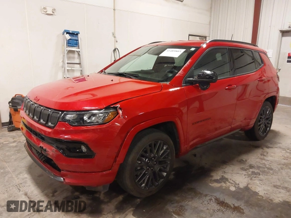 2022 Jeep Compass High Altitude with VIN 3C4NJDCBXNT182369, listed as a IAAI auction lot 41489803 with 17,093 mi miles and . Bid and sale history available at DreamBid. Image 2.