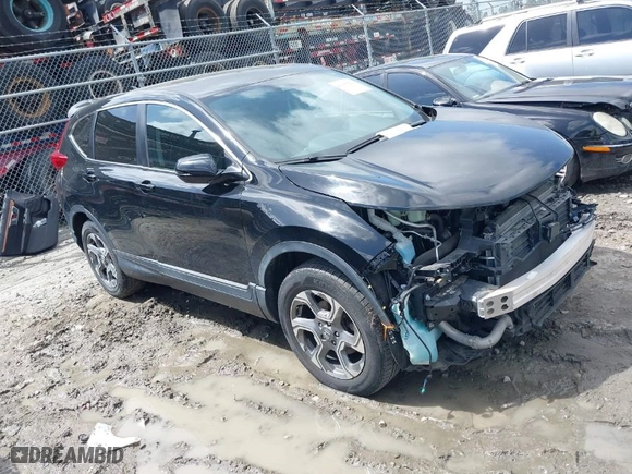 2019 Honda CR-V EX with VIN 2HKRW2H56KH674662, listed as a IAAI auction lot 41905271 with 46,450 mi miles. Bid and sale history available at carsss.com. Image 1.