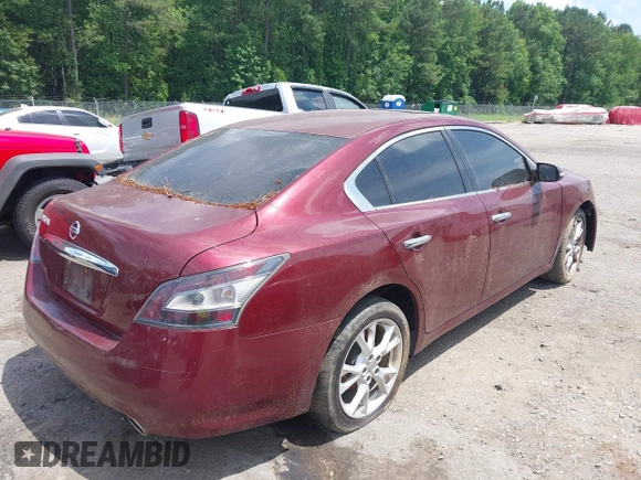 2013 Nissan Maxima SV z VIN 1N4AA5AP5DC828131, wystawiony jako IAAI lot #42456653 z przebiegiem 282 462 mil mil oraz . Historia ofert i sprzedaży dostępna na DreamBid. Obrazek 4.