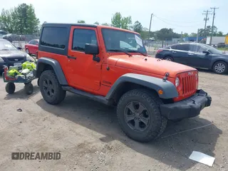 2015 Jeep Wrangler Sport with VIN 1C4AJWAG7FL667462, listed as a IAAI auction lot 42134109 with 85,651 mi miles and . Bid and sale history available at carsss.com. Image 1.