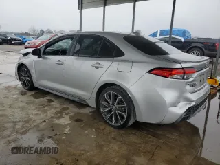 2020 Toyota Corolla SE with VIN 5YFS4RCE0LP024219, listed as a Copart auction lot 45129525 with 56,155 mi miles and Clean Title. Bid and sale history available at carsss.com. Image 2.