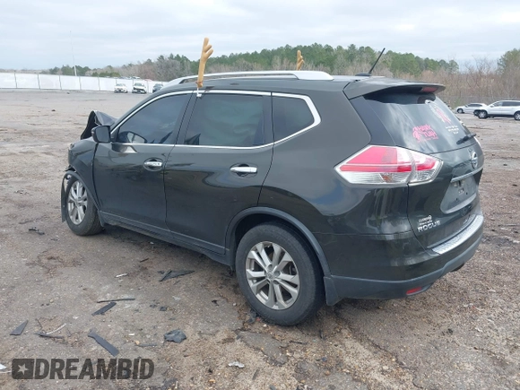 2015 Nissan Rogue SV with VIN KNMAT2MT2FP544690, listed as a IAAI auction lot 41554644 with 204,831 mi miles and . Bid and sale history available at carsss.com. Image 3.