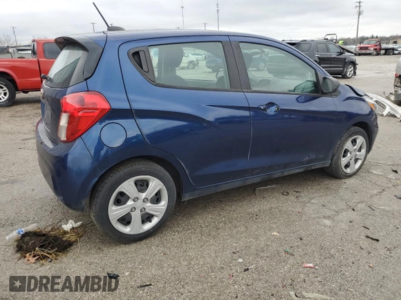 2022 Chevrolet Spark LS with VIN KL8CB6SA3NC032214, listed as a Copart auction lot 83441714 with 106,796 mi miles and Non Repairable. Bid and sale history available at DreamBid. Image 3.