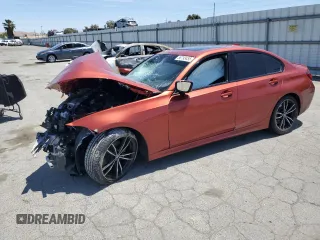 2022 BMW 3 Series 330i z VIN 3MW5R1J02N8C29094, wystawiony jako Copart lot #56793455 z przebiegiem Nie podano mil oraz Szkoda całkowita • Salvage title. Historia ofert i sprzedaży dostępna na DreamBid. Obrazek 1.
