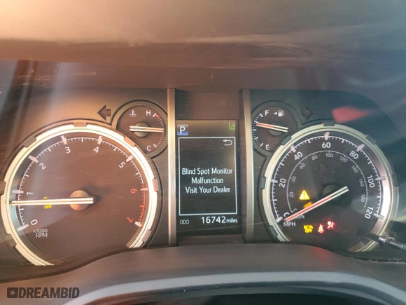 2023 Toyota 4Runner TRD Off Road Premium with VIN JTERU5JR9P6132909, listed as a Copart auction lot 46156475 with 16,742 mi miles and Salvage Title. Bid and sale history available at carsss.com. Image 9.