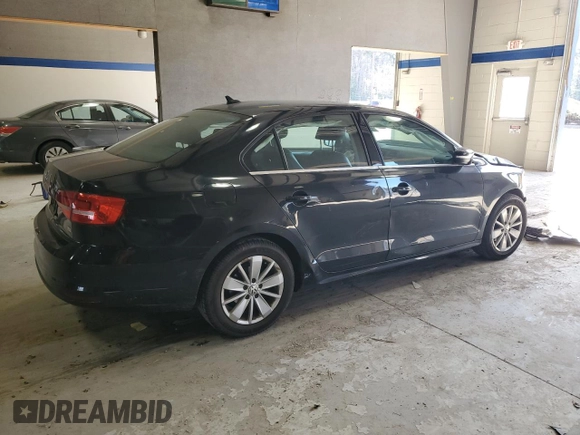 2015 Volkswagen Jetta Sedan 1.8T SE with VIN 3VWD07AJ9FM356936, listed as a Copart auction lot 46892365 with 138,664 mi miles and Salvage Title. Bid and sale history available at carsss.com. Image 3.