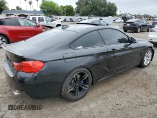 2014 BMW 4 Series 435i with VIN WBA3R1C58EK192065, listed as a Copart auction lot 55783635 with Not provided miles and Salvage title. Bid and sale history available at DreamBid. Image 3.