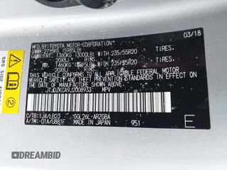 2018 Lexus RX 350L Premium z VIN JTJDZKCA9J2008933, wystawiony jako IAAI lot #41600527 z przebiegiem 93 423 mil mil oraz . Historia ofert i sprzedaży dostępna na DreamBid. Obrazek 9.