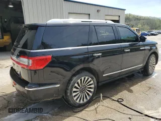 2019 Lincoln Navigator Reserve with VIN 5LMJJ2LT8KEL23973, listed as a Copart auction lot 46365205 with 0 mi miles and Salvage Title. Bid and sale history available at carsss.com. Image 3.
