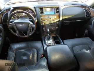 2012 Infiniti QX56 7-passenger with VIN JN8AZ2NE5C9021604, listed as a Copart auction lot 80391754 with 169,913 mi miles and Clean Title. Bid and sale history available at carsss.com. Image 8.
