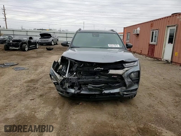 2022 Chevrolet TrailBlazer RS with VIN KL79MUSL3NB031990, listed as a Copart auction lot 47277075 with 31,648 mi miles and Salvage Title. Bid and sale history available at DreamBid. Image 11.