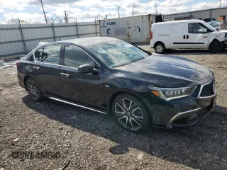 2019 Acura RLX Hybrid Advance Pkg with VIN JH4KC2F99KC000242, listed as a Copart auction lot 48571295 with 40,832 mi miles and Salvage Title. Bid and sale history available at carsss.com. Image 4.