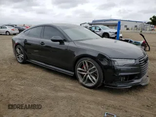 2017 Audi A7 Premium Plus with VIN WAUW3AFC2HN062584, listed as a Copart auction lot 54440163 with 80,486 mi miles. Bid and sale history available at carsss.com. Image 4.