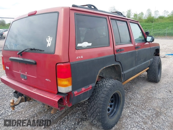 1999 Jeep Cherokee Sport with VIN 1J4FF68SXXL670160, listed as a IAAI auction lot 42265237 with 197,390 mi miles and . Bid and sale history available at DreamBid. Image 4.