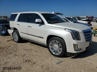 2015 Cadillac Escalade Platinum with VIN 1GYS3PKJXFR588065, listed as a Copart auction lot 85689674 with 111,651 mi miles and Salvage Title. Bid and sale history available at carsss.com. Image 4.