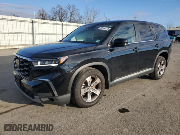 2023 Honda Pilot EX-L with VIN 5FNYG1H48PB044027, listed as a Copart auction lot 85114474 with 12,986 mi miles and Salvage title. Bid and sale history available at DreamBid. Image 1.