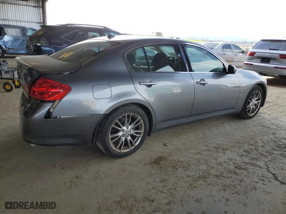 2010 Infiniti G37 Sedan Journey with VIN JN1CV6AP8AM401340, listed as a Copart auction lot 51185595 with 0 mi miles and Salvage Title. Bid and sale history available at carsss.com. Image 3.