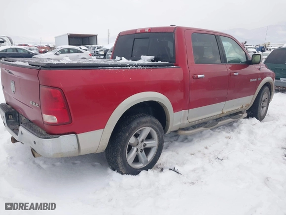 2010 Dodge Ram 1500 Sport with VIN 1D7RV1CT6AS215298, listed as a IAAI auction lot 41302229 with 299,836 mi miles. Bid and sale history available at carsss.com. Image 4.