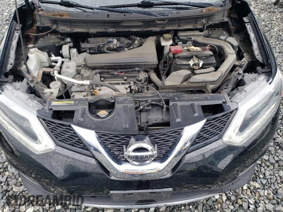 2016 Nissan Rogue S with VIN JN8AT2MV8GW146199, listed as a Copart auction lot 51977215 with 84,861 mi miles and Salvage Title. Bid and sale history available at carsss.com. Image 12.
